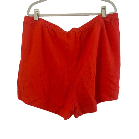 J.Crew NWT Linen Blend Drawstring Short Size XL Orange - Picture 7 of 12